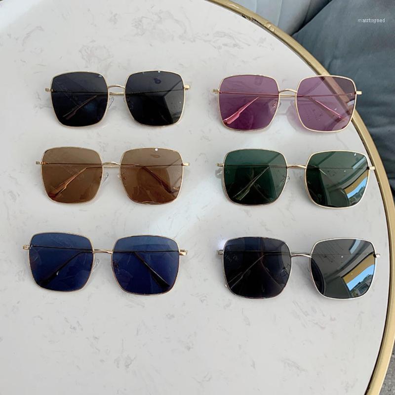 

Sunglasses Oversized Women Big Frame Round Sun Glasses Female Men Vintage Clear Lens Anti- UV400 Eyewear1