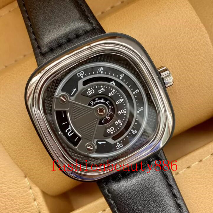 

Mens Luxury Watches Top Quality Automatic Mechanical Genuine Leather Classic Designer Watch Seven Friday Man Gift Montres De Luxe Wristwatches, Water proof18m