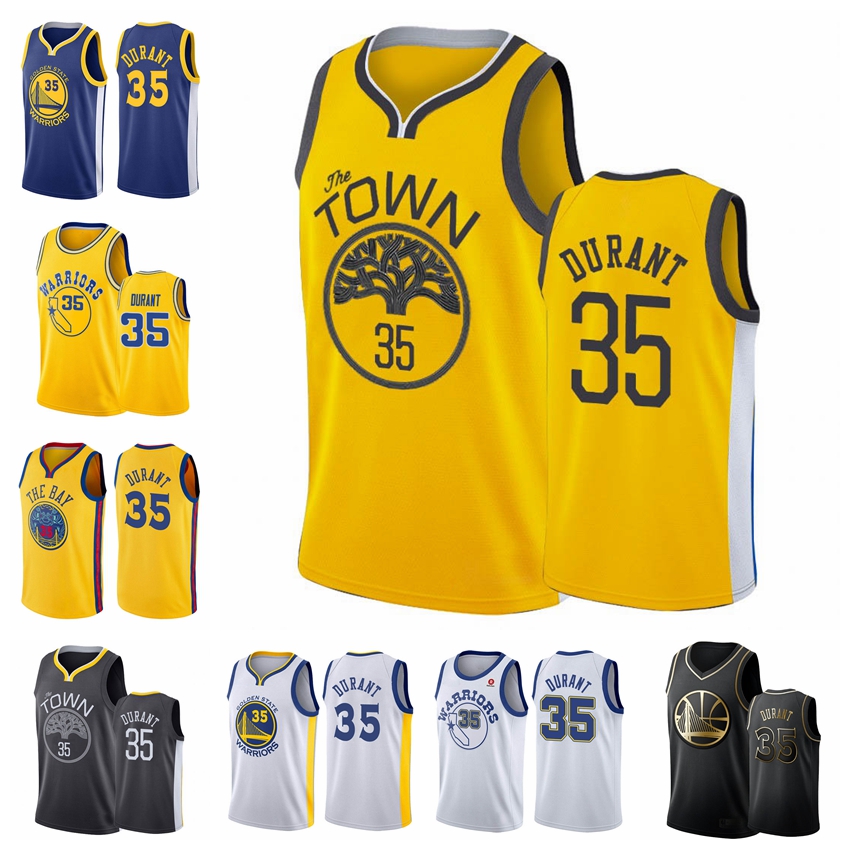 

Golden StateWarriorsMEN Kevin Durant Earned Gold City Basketball Jersey