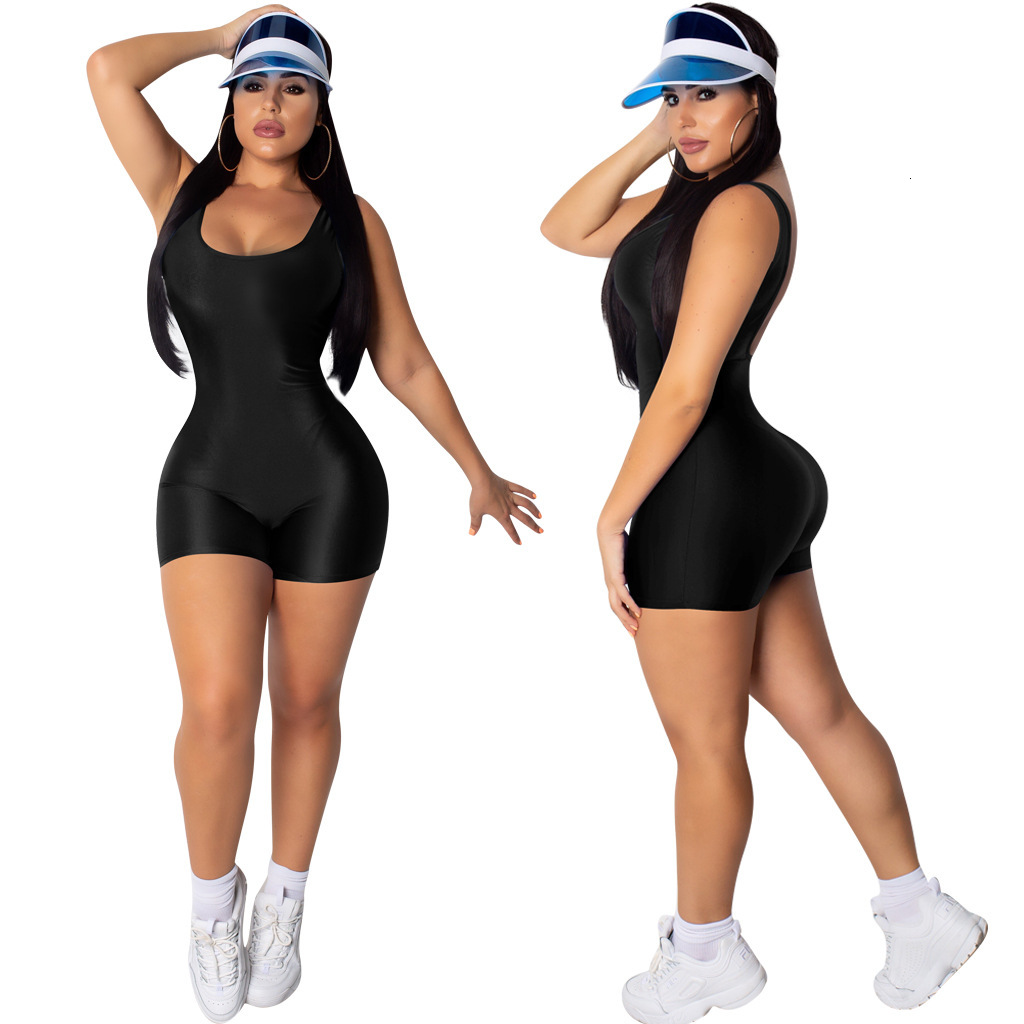 ew Arrivals Women Summer Muit-Color Playsuits Sleeveless Jumpsuits Ladies Sportswear NightClub Party Slim Outfits-image-680560608