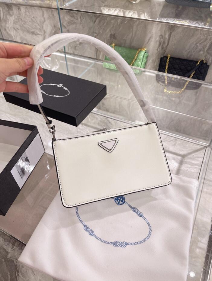 

White Classics Marks Hand bag Fashion famous Women Handbags Messenger bags shoulder Crossbody girl Zipper Flapbag