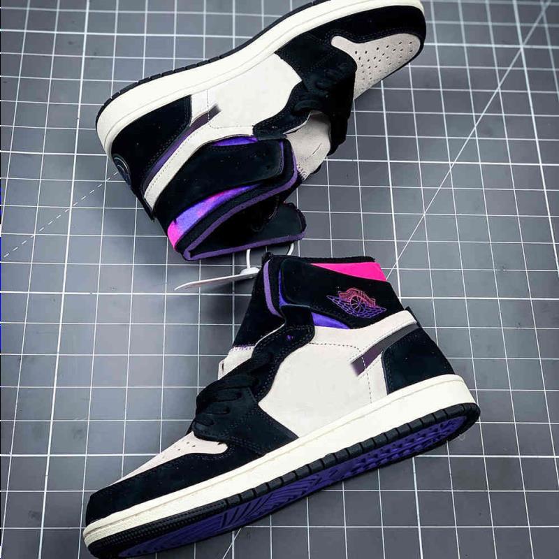 

Grand High (boxed) men's Jumpman sports basketball shoes and 1 Purple quality casual women's outdoor Paris Hpafv, Black