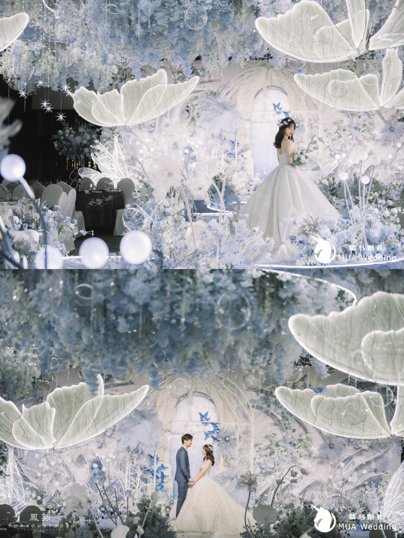 

Wedding Decoration Led luminous Butterfly Magic hanging Ornament Props Glowing Event Road Lead T Station Party Decorations