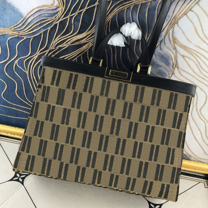 

Women Crossbody Bag Large Capacity Handbag Tote Bags High Quality Canvas Embroidered Letters Hardware BUCKLE Patchwork Color 41cm, Blue