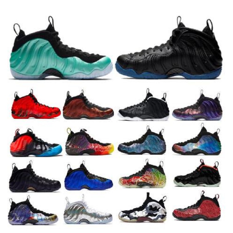 

Foam Posite One Pro fashion mens basketball shoes Penny hardaway Habanero Red Alternate Galaxy Element Rose Floral Gold trainers sneaker size 40-47, # 42