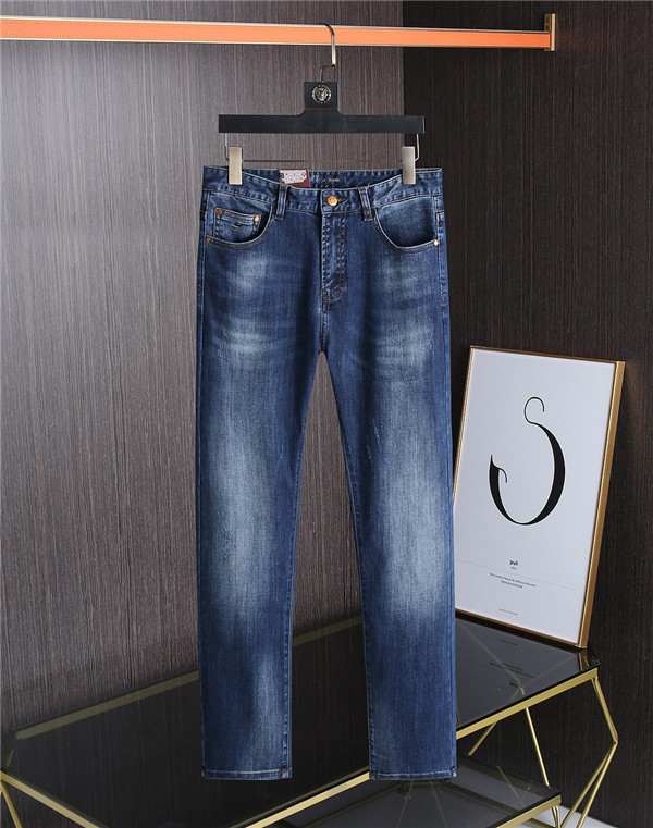 

Jeans Designer Bags Mens Tiered Blue Trousers Plus Size 29-40 Casual Autumn Thin Pants Business Leisure Latest Listin Fashion Slim-leg Motorcycle Biker Jean