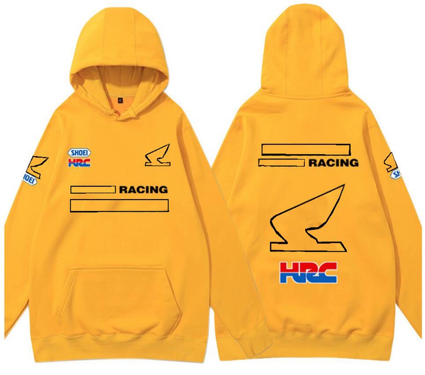 

2022 F1 Motorcycle Enthusiasts Fleece Loose Hooded Sweatshirt