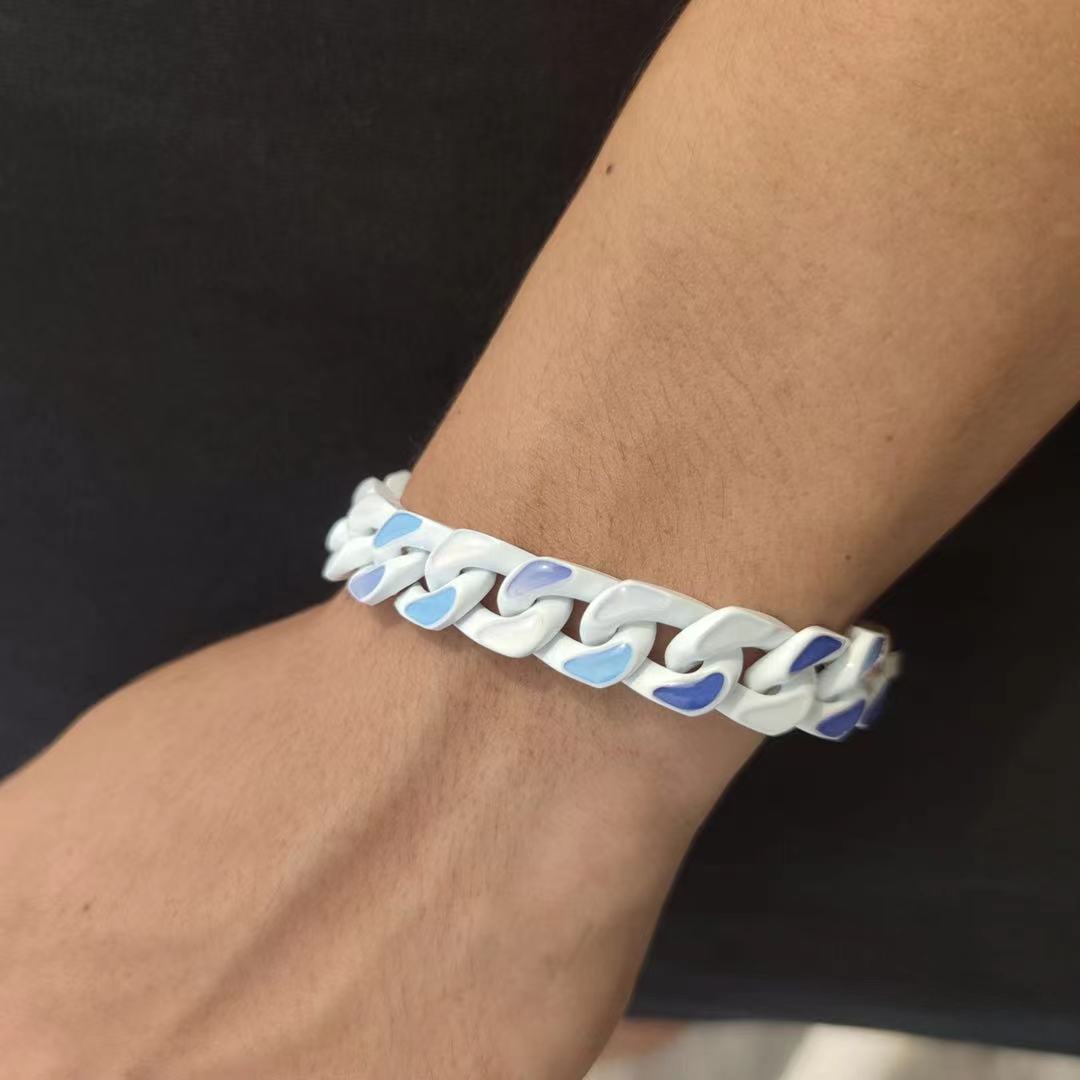 

men's designer bracelets With high quality Stainless Steel chain bracelet Luxury bracciali for women