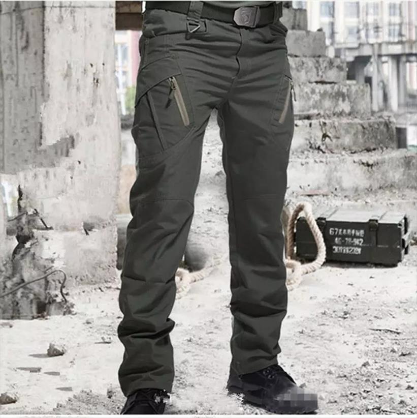 

tactical multiple pocket elasticity military women pant outdoor quick dry tacitcal trousers men slim fat cargo 5xl, Black