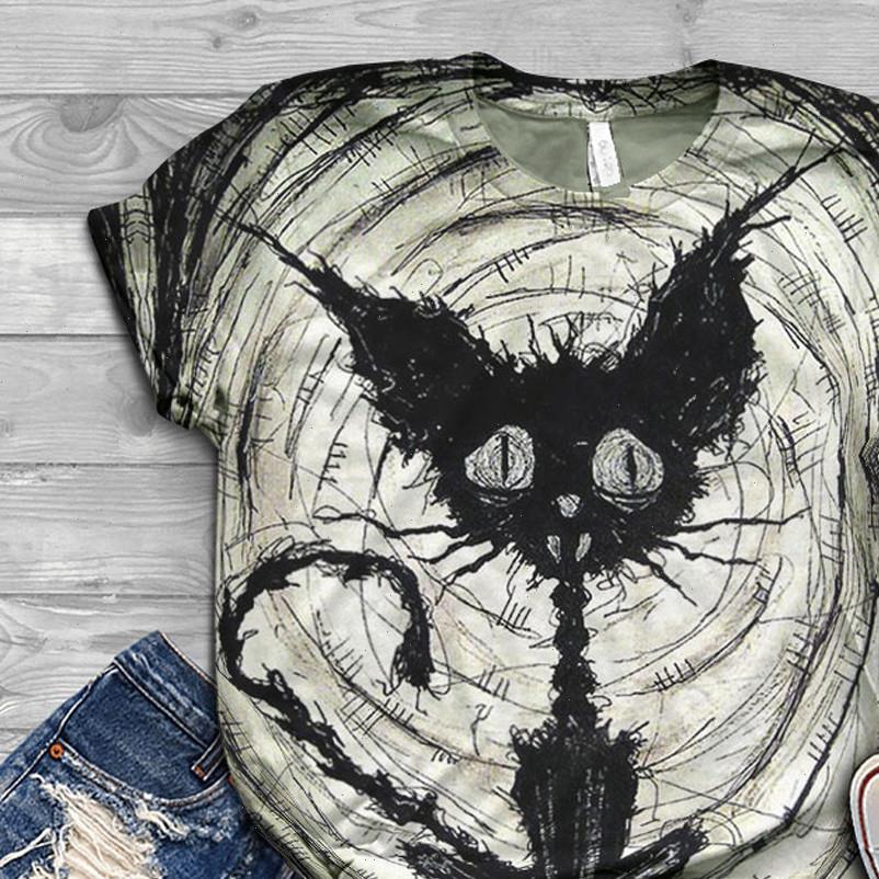 

harajuku woman womens t shirts plus size women short sleeve halloween printed o neck shirt graphic tee, White