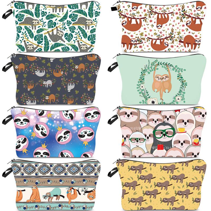 

Fashion Cosmetic Bag For Women Cute Animal Cartoon Roomy Makeup Bags Girl Travel Waterproof Toiletry Accessories Gifts & Cases