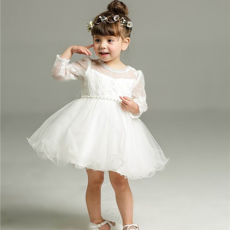 Faithclover Baptism Dresses Baby Girls Toddler Long Classic Lace Christening Gowns Faithclover Baptism Dresses Baby Girls Toddler Long Classic Lace Christening Gowns