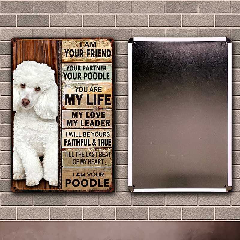 

Pet Dog Bath Soap You Are My Sunshine Friend Poodle Tin Metal Sign Home Pub Bar Decor Painting 20*30 CM Size Dy207