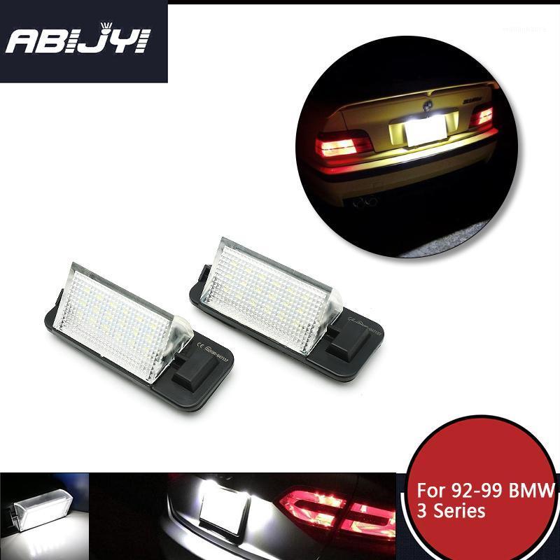 

Emergency Lights 2PCS Car License Number Plate Light LED Lighting Bulb For E36 3 Series 1992-1999