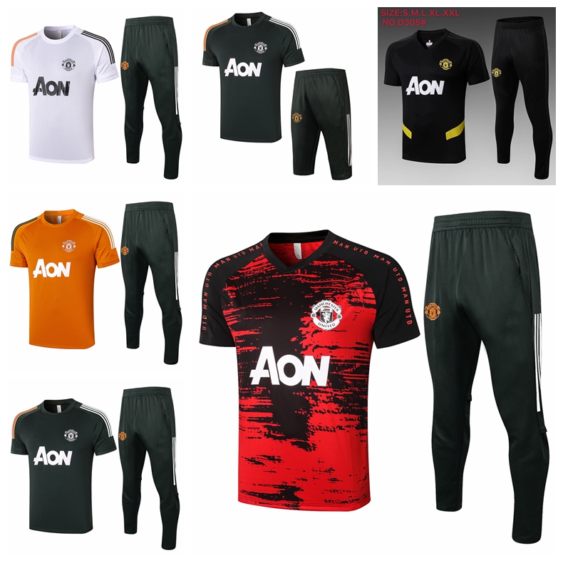 

21/22 Polo SANCHO Manchester Survetement Training suit Soccer football UTD tracksuits UNITED Football Tracksuit BRUNO FERNANDES MARTIAL Suits, Gray