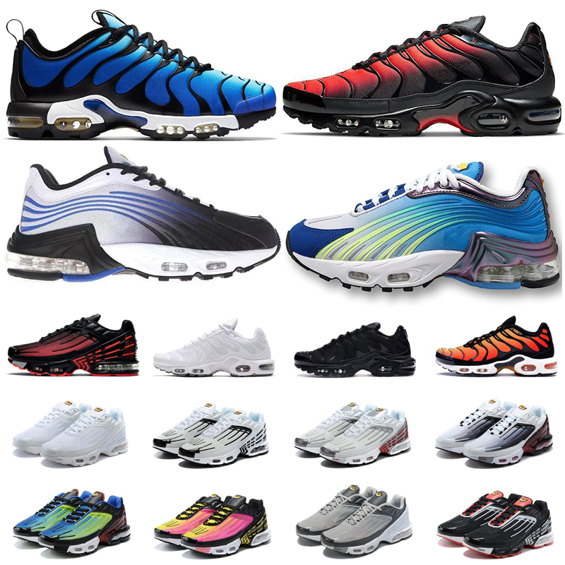 

TN 3 Plus Mens Running Shoes Triple White Pimento University Red Voltage Purple Trainers Sports Sneakers size 36-45, Purple nebula