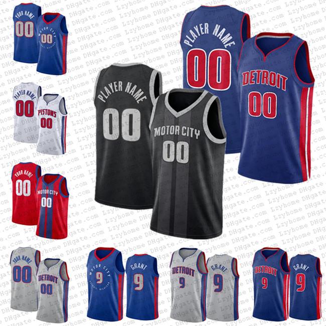 

2 Cade Cunningham Jersey Custom Detroits Jerami 9 Grant Piston Basketball Jerseys Josh 20 Jackson Saddiq 41 Bey Hamidou 6 Diallo Killian 7 H, My store(lzyhome)