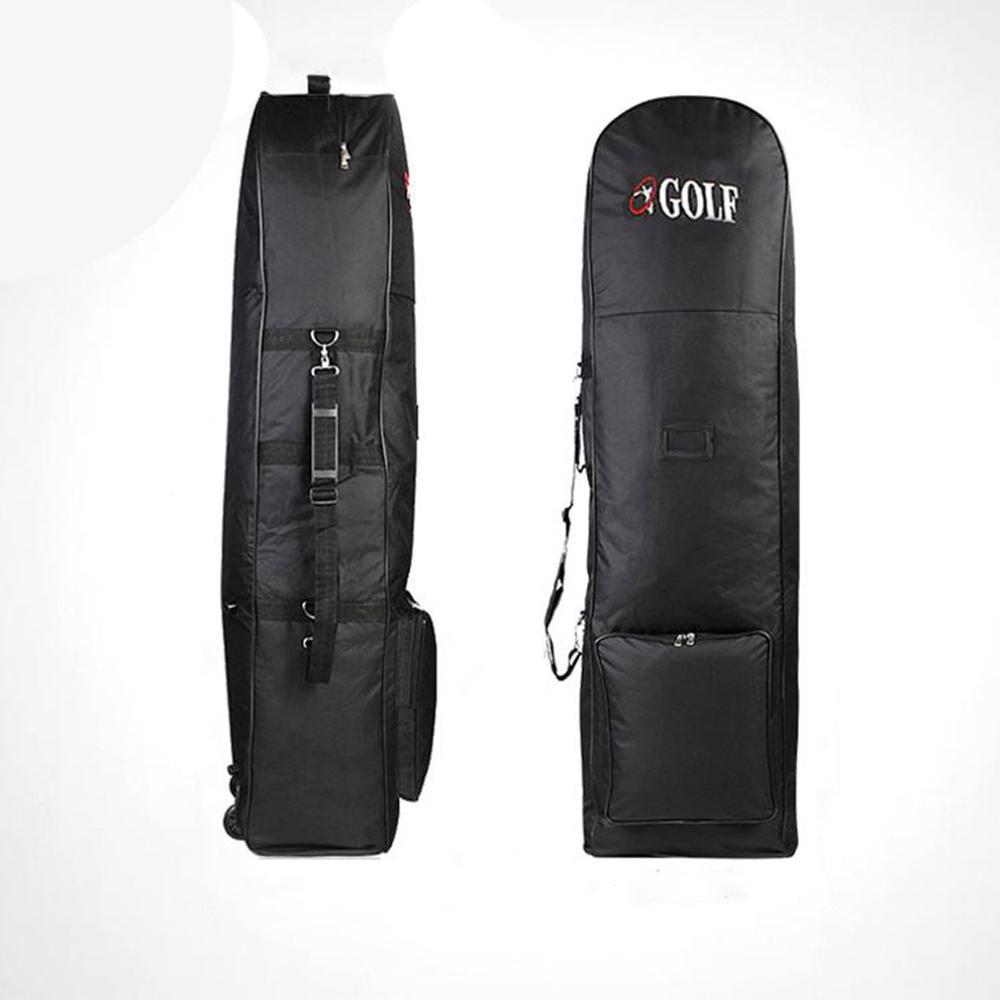 

2020 Golf Bag Travel Aviation with Wheels Large Capacity Club Cover Foldable Lightweight Nylon Airplane Travelling Ball Bags New