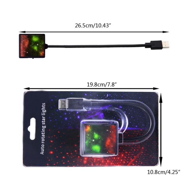 

Interior&External Lights R3MD Car Interior Ambient USB Atmosphere Starry LED Lamp Home Decoration Romantic Night Light For Girl