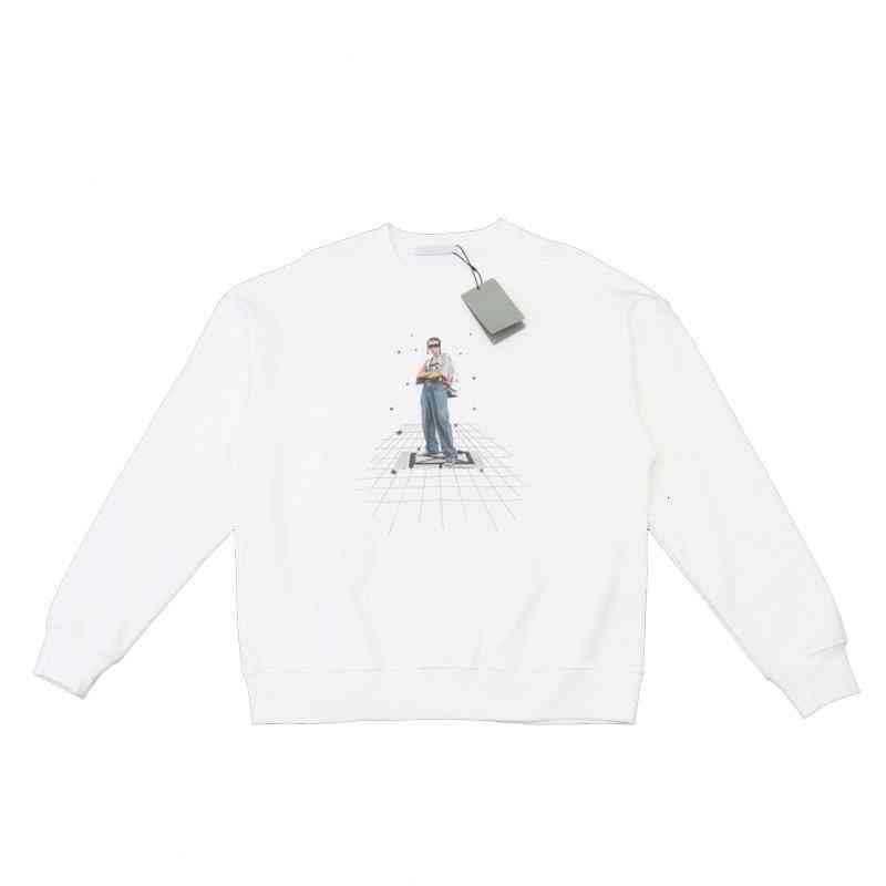 

Men' Hoodies & Sweatshirts 21FW Autumn Winter Paris Tomorrows World HD Print Hoodie Skateboard high street Hoody Unisex streetwear Hooded Sweatshirt h8Fn# R5PM, 1# shoe box