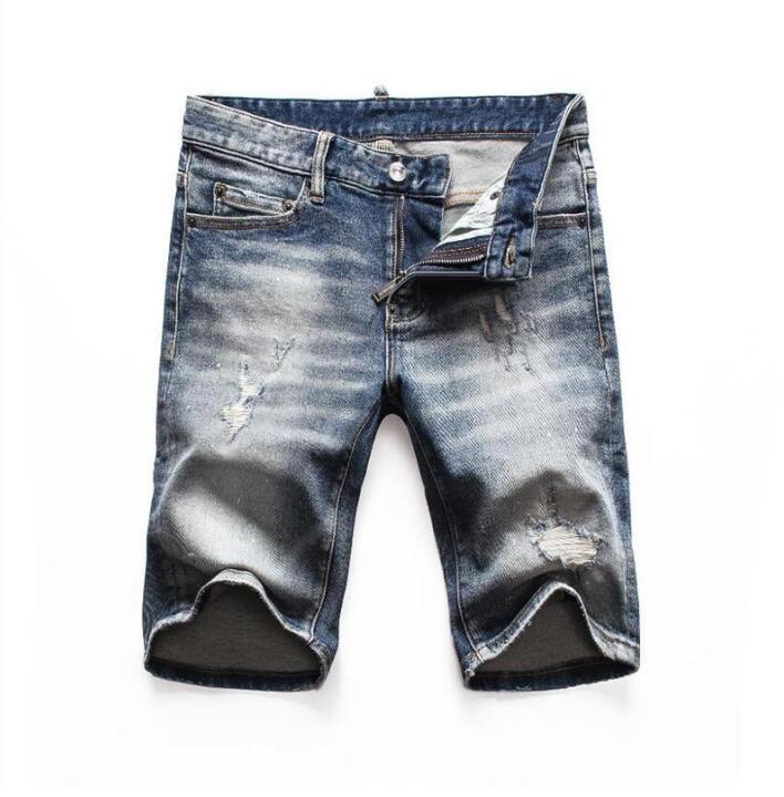 

Mens Badge Rips Stretch Black Men Jeans Fashion Slim Fit Washed Motocycle Denim Pants Panelled Hip HOP Trousers Jeans#010, Logistics price subsidies