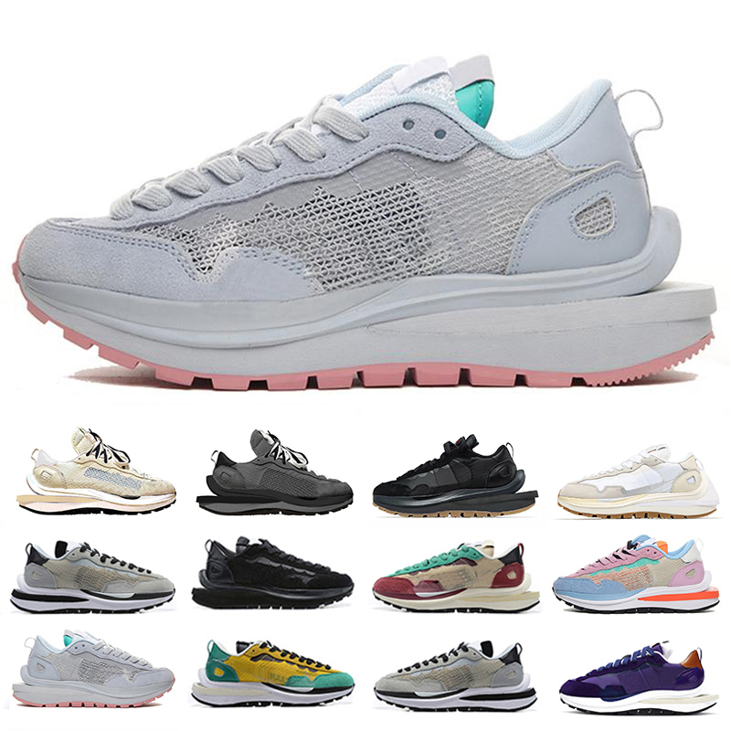 

2022 waffle VaporWaffle mens running shoes Light Grey White black Villain Red Triple Black Tour Yellow Sesame Royal Fuchsia Oreo men women trainers sports sneakers, Item#18