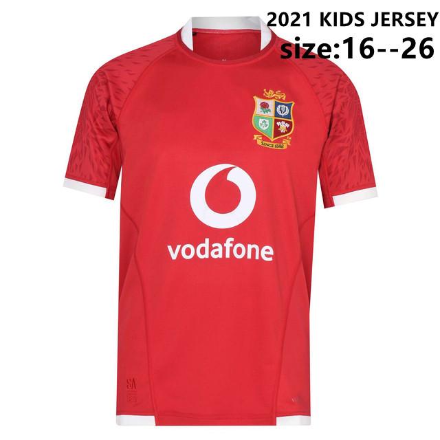 

2021 British And Irish Lions KIDS HOME RUGBY JERSEY size:16-18-20-22-24-26, Black