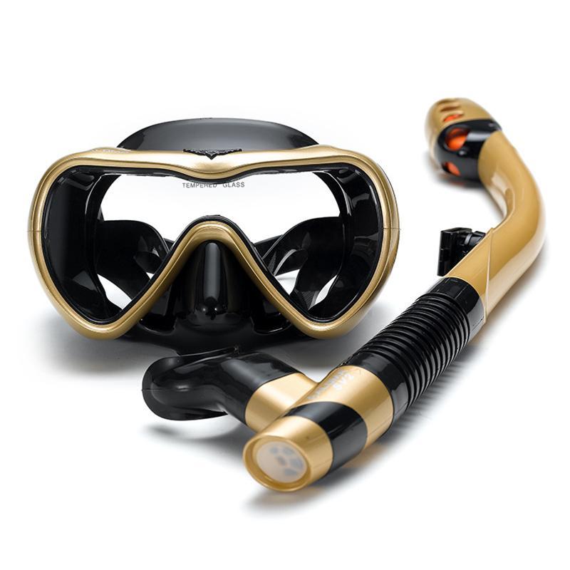 

Professional Scuba Diving Mask And Snorkels Anti-Fog Goggles Glasses Swimming Easy Breath Tube Equipment Masks