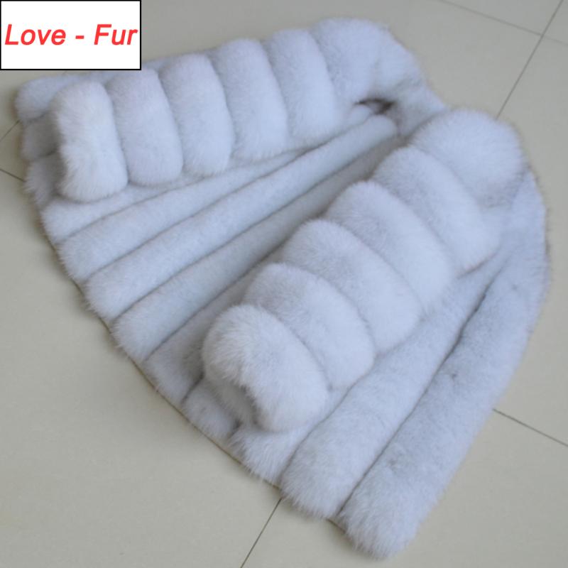 

Women's Fur & Faux 2021 High Quality Women Real Coat Long Sleeves Winter Genuine Jacket Girl Luxury Natural Overcoat, Black