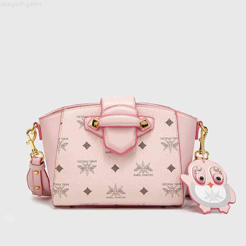 

Blue Valley Babel pinkers old flower print small fresh Yuanbao bag shoulder bag live broadcast, White