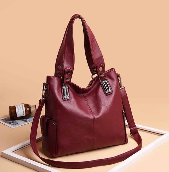 

1-7 women designer handbag classic shoulder bag shopping messenger bags Cosmetic Bag purse wallet tote, Red;black