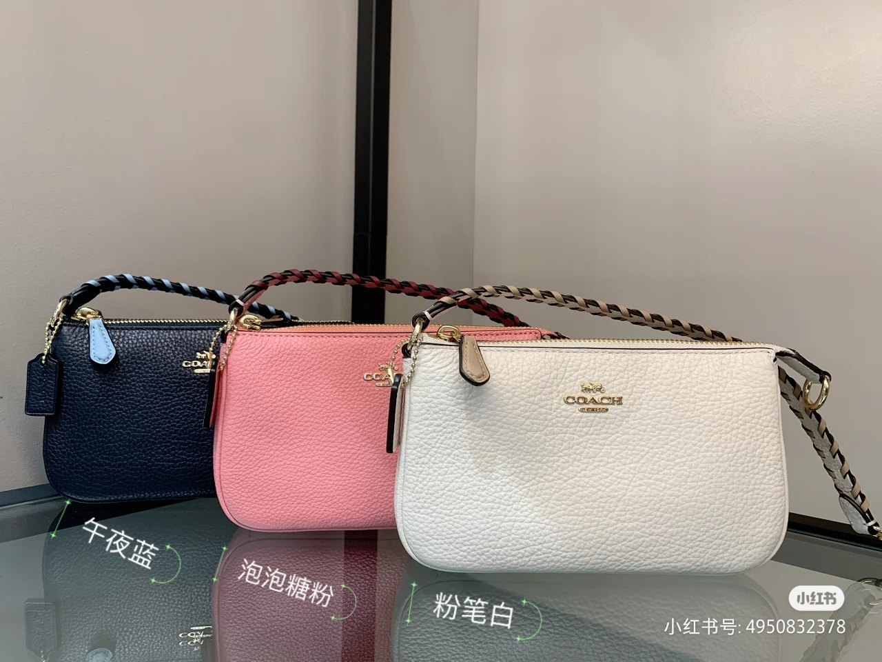 

52 high quality coach women leather handbag Envelope Chain flap bag tote shoulder shopping crossbody messenger Dinner Postman bags 20 style, Black;brown