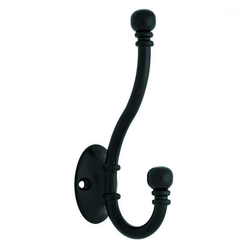 

Robe Hooks FBCHHB5-FB-C Ball End Coat And Hat Hook (5-Pack), Flat Black, 5-Pack