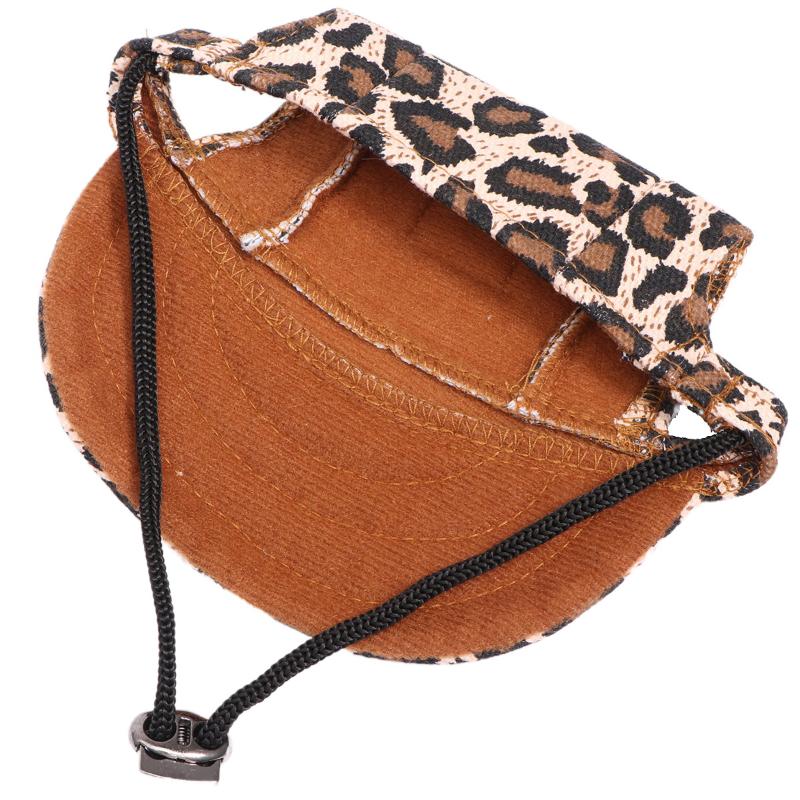 

Dog Apparel Pet Canvas Hat Sports Baseball With Ear Holes For Small Dogs - Size (Leopard)