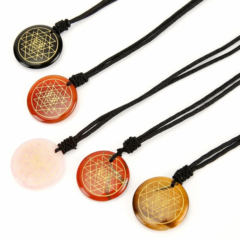 

Pendant Necklaces Foreign Trade Sri Yantra Meditation In Europe And America