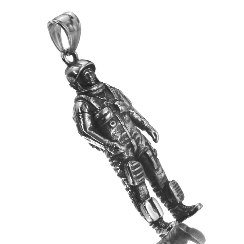 

Charms Stainless Steel 3D Astronaut Pendants For Jewelry Making Retro Tone Bracelet DIY Necklace Accessories Designer, Bronze;silver