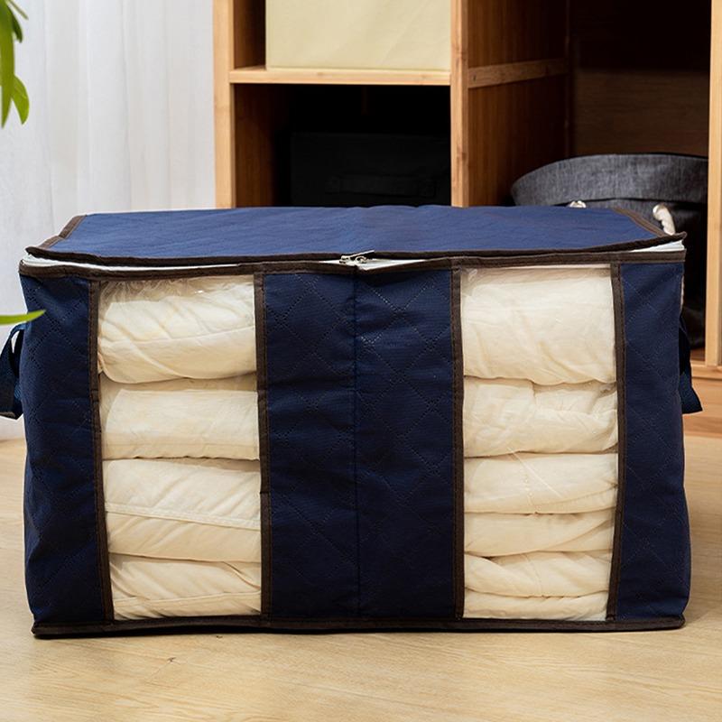 

Clothing & Wardrobe Storage Non-Woven Quilt Clothes Bag Folding Duvet Blanket SortingBag Dust-Proof Closet Under-Bed Moistureproof Organizer