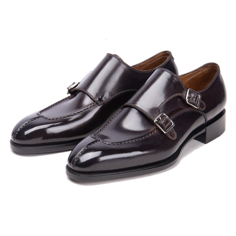

dress shoes sapatos de couro vaca dos homens ofÃ­cio sapatos monge xgbq, Black