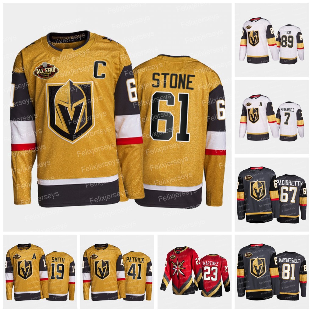 

Vegas Golden Knights 2022 All-Star Jersey Mark Stone Nolan Patrick Alex Pietrangelo Reilly Smith Max Pacioretty Shea Theodore William Karlsson Alec Martinez, Third jersey youth s-xl