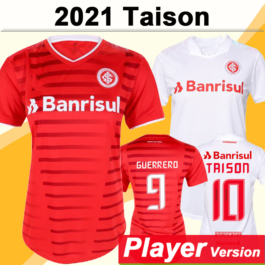 

21 22 Internacional Mens Player Version Soccer Jerseys GUERRERO TAISON Home Away Football Shirt R. DOURADO C. CUESTA PRAXEDES Short Sleeve, Qy3469 2122 home conmebo. 2 cup