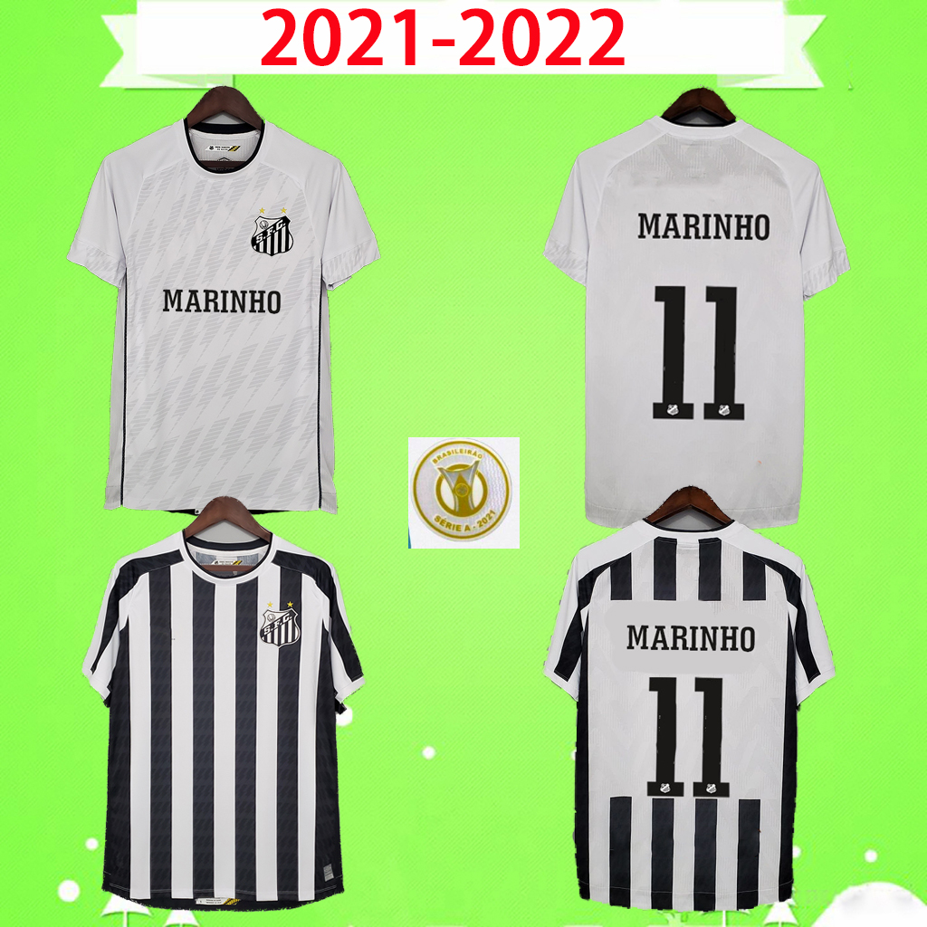 

FC SANTOS soccer jerseys 2021 2022 PELE RODRYGO KAIO JORGE SOTELDO 21 22 football jersey Jean Mota Carlos Sanchez ALISON F.JONATAN MARINHO camisa de Peixinho S.F.C., 2021 new