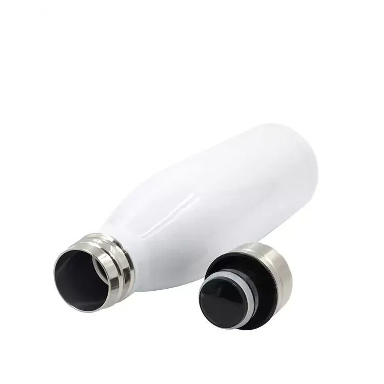 

DIY Blank Sublimation 17oz Cola Bottle Vacuum Flask Sports Water Bottle Stainless Steel Double Wall Thermos with Lid CG001, As picture