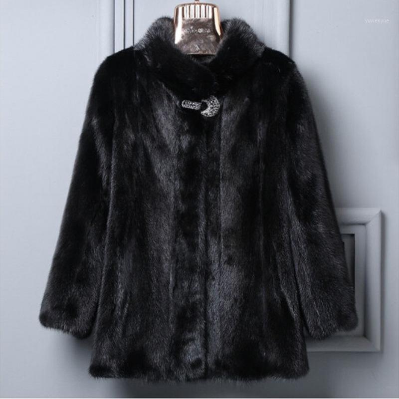 

Women' Fur & Faux 2021Women' Mink Women Winter Coat Collar Short Slim Jacket The Listing Fashion Recommend Kawaii Vintage, White