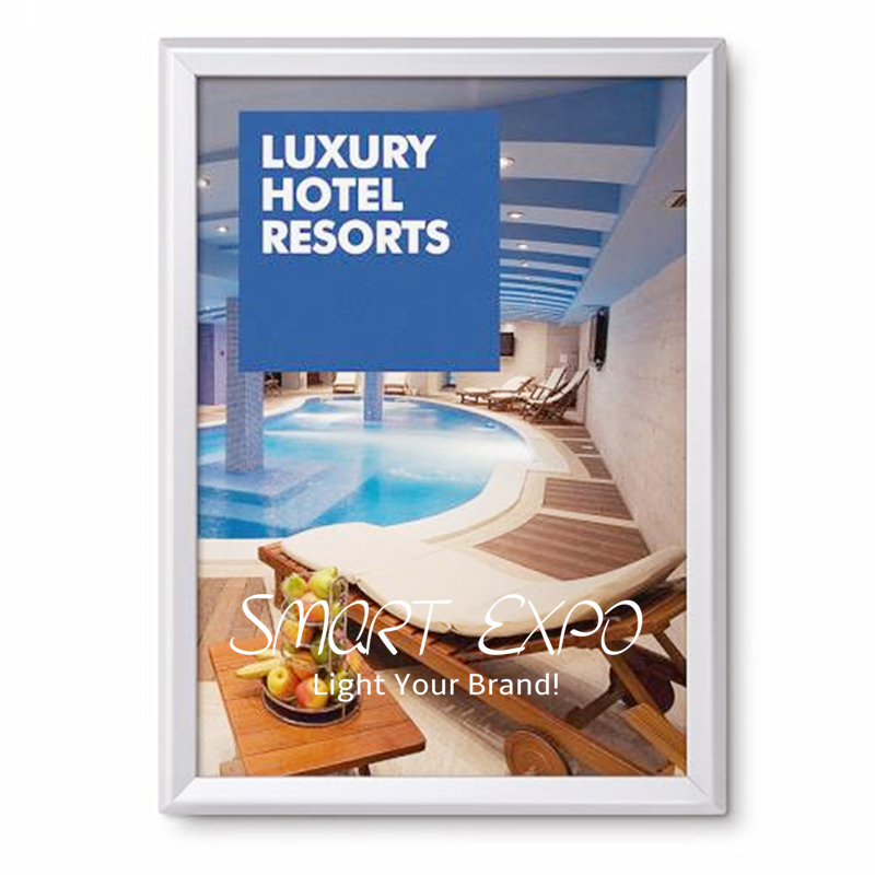 Advertising Display A2 Poster Snap Frame with 32mm Profile-image-408349898