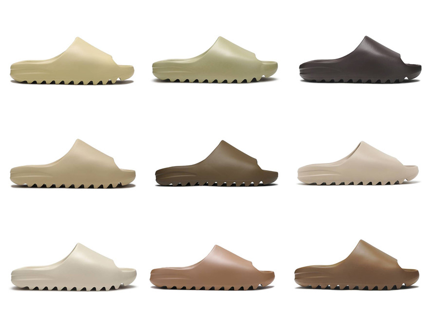 

Originals Slides CORE 2021 Outdoor Shoes Men Women DESERT SAND FW6344 EARTH BROWN FV8425 PURE RESIN BONE SOOT With Original Box 36-46