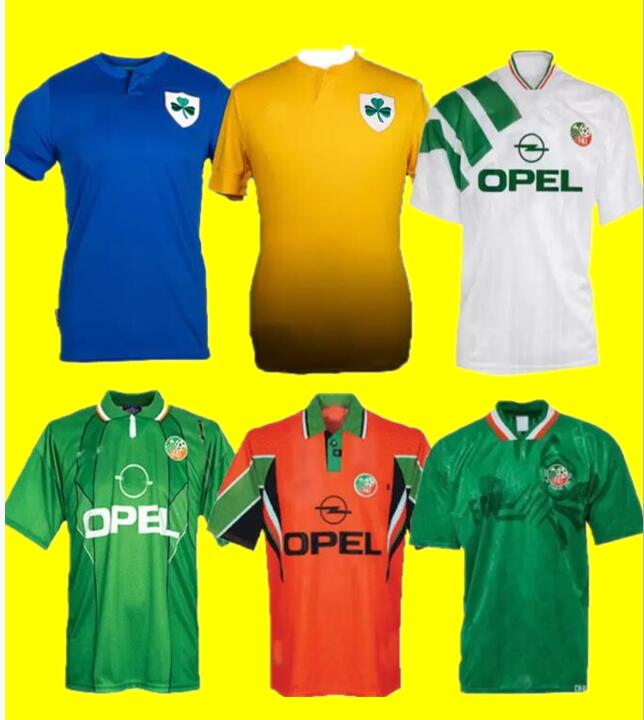 

Retro vintage soccer jersey 1988 1990 1992 1994 1995 1996 1997 1998 Ireland Republic of football shirt National 90 World cup Northern 1993 k, 100th
