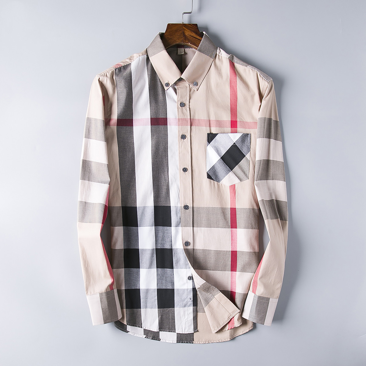 

Mens Dress Designer Casual Slim Fit Long Sleeve Business Shirt Male Dot Print Autumn Formal Cotton Men Brand#80, White;black