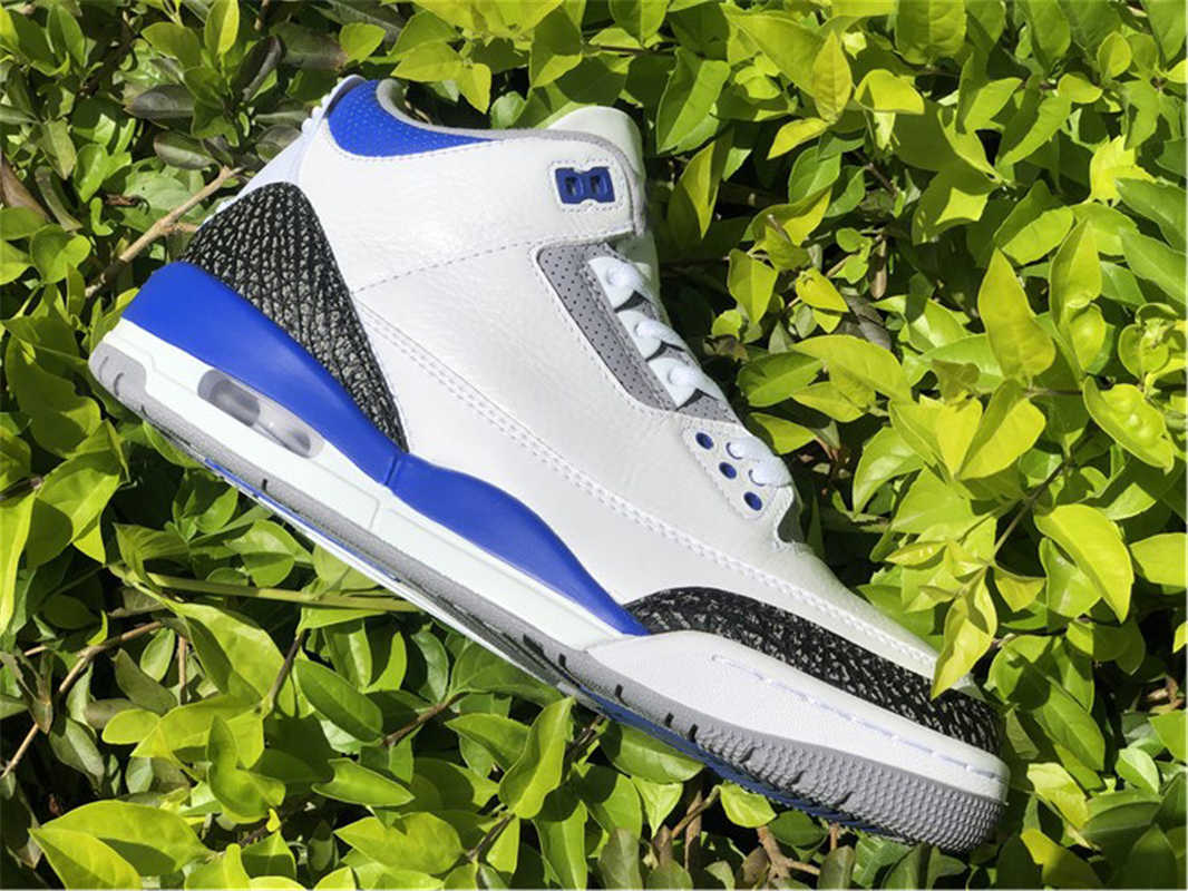 

Authentic 3 Racer Blue Jumpan 3s Retro Man Athletic Shoes CT8532-145 Fragment A Ma Maniére UNC Varsity Royal Laser Orange Sports Sneakers