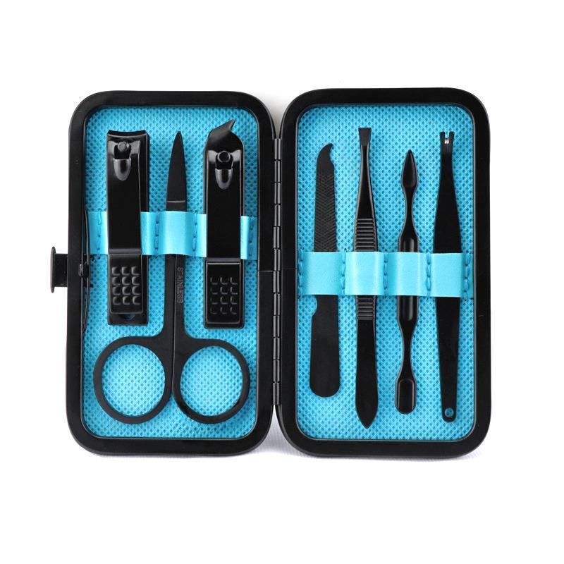 

2021 New Nail Tool Professional Stainless Steel Nail Clippers Scissors Suit Set Kits Manicure Tool Fast Shipping