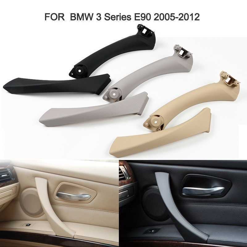 

New Car Inner Handle Interior Door Panel Pull Trim Cover Gray Beige Black left Right For BMW 3 series E90 E91 316 318 320 325 328